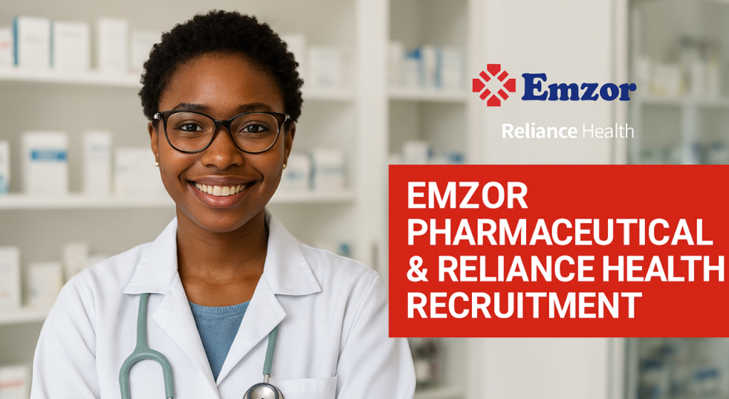 Emzor Pharmaceutical And Reliance Health Recruitment